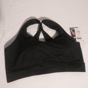 Avia women's size XL black twisted back sport bra